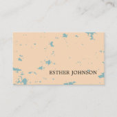 Moderne pasteelpatroon visitekaartje (Voorkant)