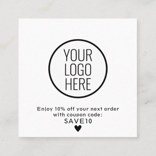 Moderne pasteelregenboog bedankt vierkante visitekaartje (Achterkant)