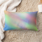 Moderne pasteelregenboogzeemeermin Unicorn Hologra Kussen (Deken)