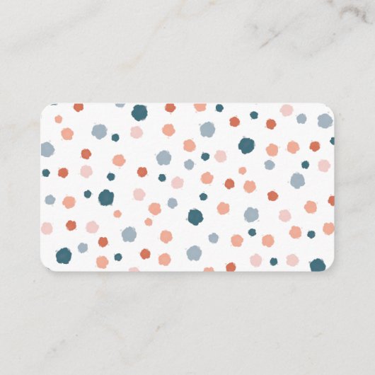 Moderne pasteelse Waterverf regenboogdag — Gegeven Informatiekaartje (Achterkant)