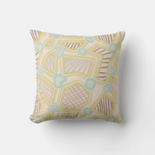 Moderne Pastel Abstract Geometrische Patroon Kussen