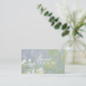 Moderne Pastel Achtergrond Evenementenplanner Visitekaartje (Staand voorkant)