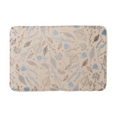 Moderne pastel blad trendy badmat (Voorkant)