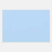 Moderne Pastel Blauw Gingham Wrapping Papier Blade Inpakpapier Vel (Voorkant 3)