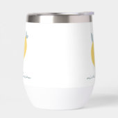 Moderne Pastel Citrus Citrus Lemons Patroon Aangep (Links)