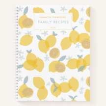 Moderne Pastel Citrus Lemons Familie Recepten
