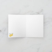 Moderne pastel citruscitruscitroenen kaart (Binnen)