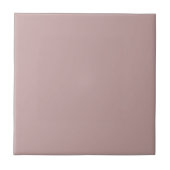 Moderne pastel effen kleur Bord Mauve Tegeltje (Voorkant)