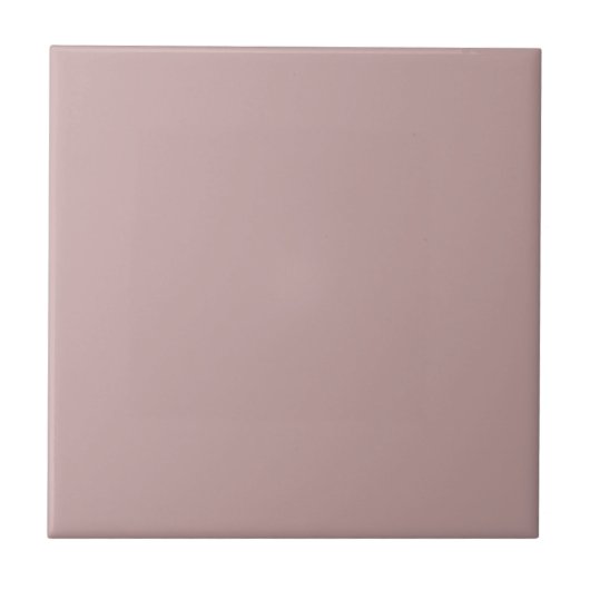 Moderne pastel effen kleur Bord Mauve Tegeltje (Voorkant)