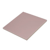 Moderne pastel effen kleur Bord Mauve Tegeltje (Zijkant)