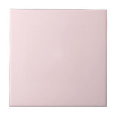 Moderne pastel effen kleur Bord roze Tegeltje (Voorkant)