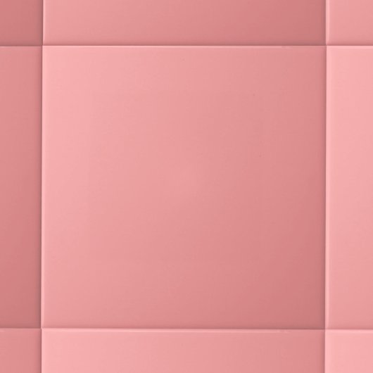 Moderne pastel effen kleur flamingo roze tegeltje