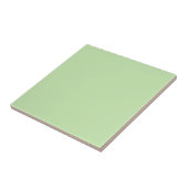 Moderne Pastel Effen Kleur Lichte Sage Tegeltje (Zijkant)