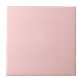 Moderne pastel effen kleur pastel roze tegeltje (Voorkant)