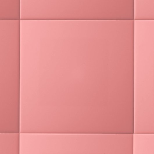 Moderne Pastel Effen Kleur Peachy Pink Tegeltje