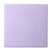 Moderne Pastel Effen Kleur Zachte Lavendel Tegeltje (Voorkant)