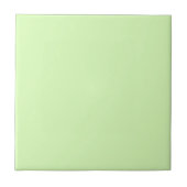 Moderne pastel effen kleur zeer Bleek groen Tegeltje (Voorkant)