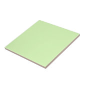 Moderne pastel effen kleur zeer Bleek groen Tegeltje (Zijkant)
