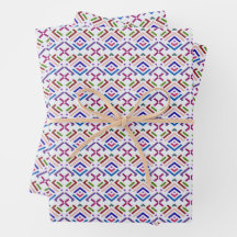 Moderne Pastel Etnisch Geometrisch Diamant Patroon