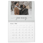 Moderne Pastel familie fotokalender Kalender (Jan 2026)