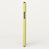 Moderne Pastel Gele Vette Typografie Monogram Case-Mate iPhone Case (Achterkant / rechts)