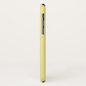Moderne Pastel Gele Vette Typografie Monogram Case-Mate iPhone Case (Achterkant/links)