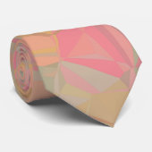 Moderne Pastel Geometrisch Stropdas (Opgerold)