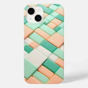 Moderne Pastel Geometrische Blok Mobiele Hoes Zach