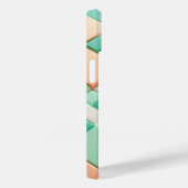 Moderne Pastel Geometrische Blok Mobiele Hoes Zach (Achterkant / Rechts)