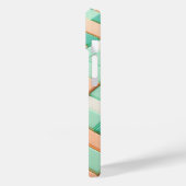 Moderne Pastel Geometrische Blok Mobiele Hoes Zach (Achterkant / Links)