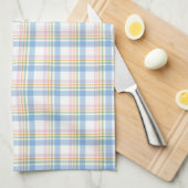 Moderne Pastel Gingham Theedoek (Quarter Fold)