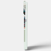 moderne Pastel Green familie Telefoon Case collage (Achterkant / Links)