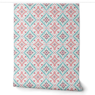 Moderne Pastel Kleuren Geometrische Boho Print pat Behang