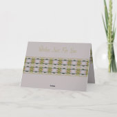 Moderne Pastel Mauve Kaart (Achterkant)