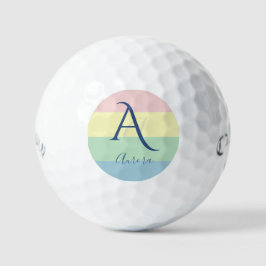 Moderne Pastel Minimalistische Maatwerk Golfballen
