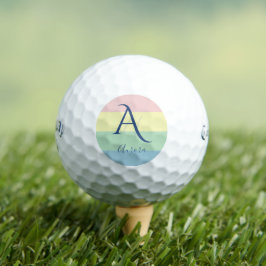 Moderne Pastel Minimalistische Maatwerk Golfballen
