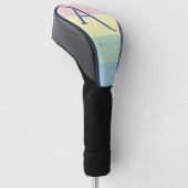 Moderne Pastel Minimalistische Op Maat Golfheadcover (Schuin)