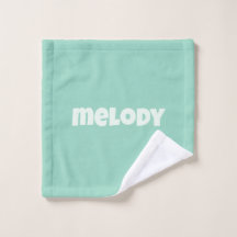 Moderne pastel mintgroene slaapkamerdecoratie naam
