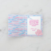 Moderne pastel Moederdag met foto Pastel kwast Feestdagen Kaart (Binnen)