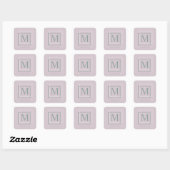 Moderne Pastel | Monogram Sticker (Vel)