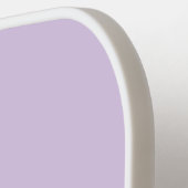 Moderne pastel Paarse monogram vrouwelijk Pickleball Paddle (Links Detail)