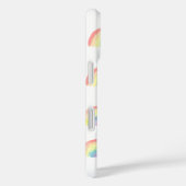 Moderne pastel regenboog waterverf schattig Case-Mate iPhone case (Achterkant / Rechts)