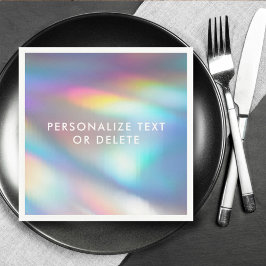  Moderne Pastel Regenboog Zeemeermin Eenhoorn Holo Servet