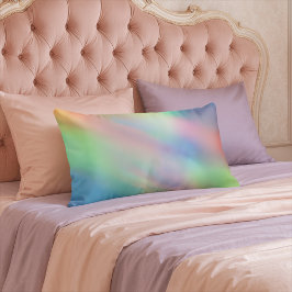 Moderne Pastel Regenboog Zeemeermin Eenhoring Holo Kussen