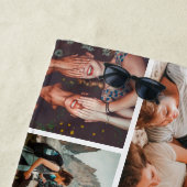 Moderne pastel roze BFF beste vrienden foto collag Strandlaken (In situ)