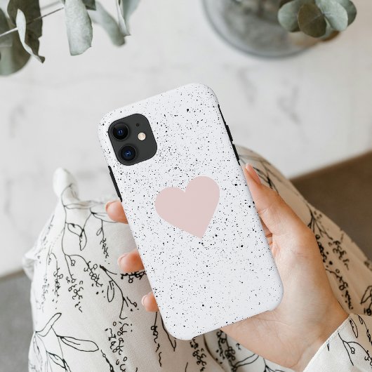 Moderne Pastel Roze & Heart Lovely Gift Case-Mate iPhone Case