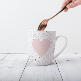 Moderne Pastel Roze & Heart Lovely Gift Latte Mok