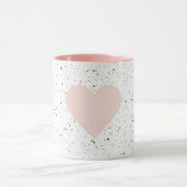 Moderne Pastel Roze & Heart Lovely Gift Mok (Midden)