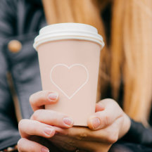 Moderne Pastel Roze & Heart Lovely Gift