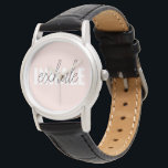 Moderne Pastel Roze Inhale Exhale Quote Horloge<br><div class="desc">Moderne Pastel Roze Inhale Exhale Quote</div>